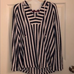 Old Navy striped hoodie